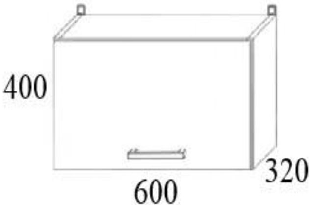 Szafka kuchenna wisząca MKW9 60x32x40h